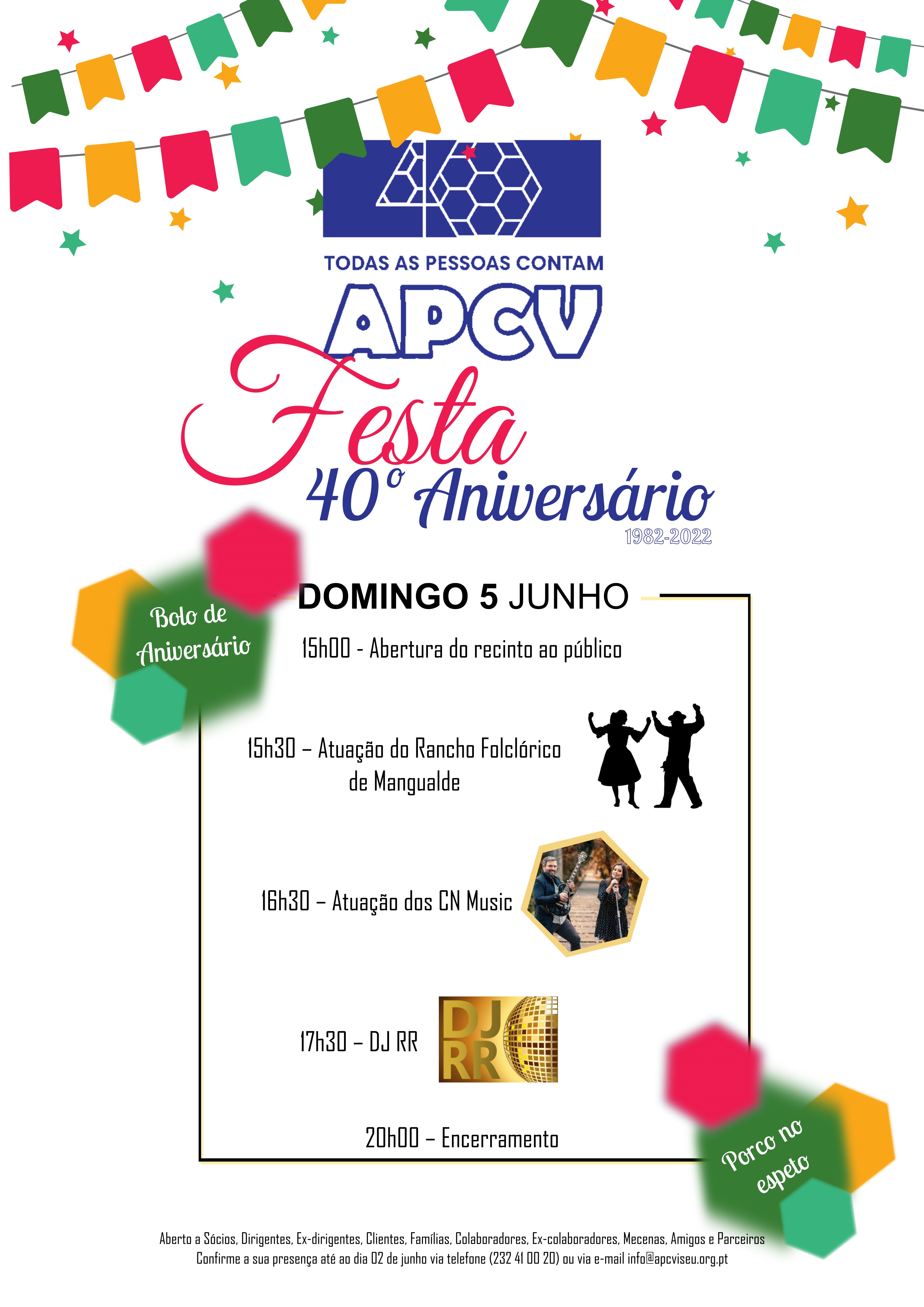 A APCV celebra 40 anos de existência